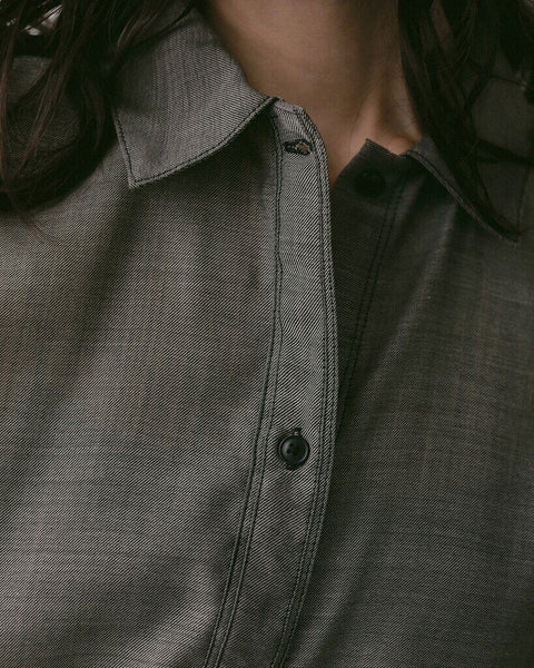 【4月下旬入荷次第お届けのご予約】anuke（アンヌーク） Woolchambray Sleeveless Shirts 62710405.