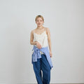 【3月上旬入荷次第お届けのご予約】anuke（アンヌーク） Twill Lace Camisole 62710404.