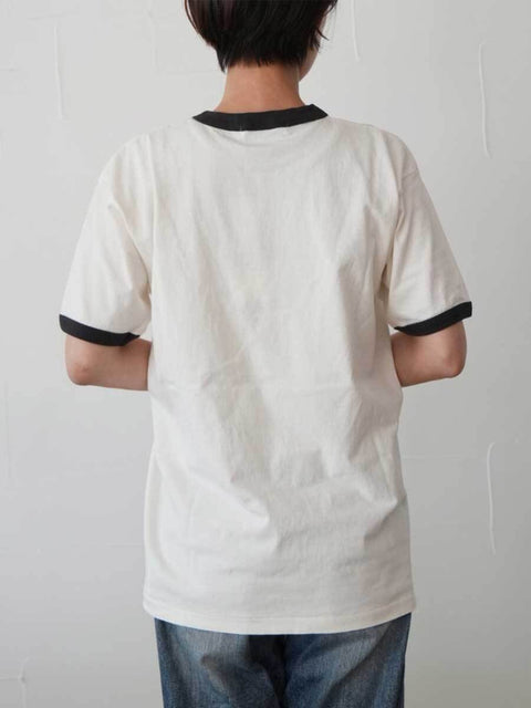 382. JOHNBULLE ジョンブル / MICKEY MOUSE RINGER Tシャツ(ホワイト/ブラック/ブラウン/ブルー)ユニセックス  (JT262C16)