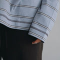 【3月中旬入荷次第お届けのご予約】anuke（アンヌーク） Border Loose Long T-shirts 62620620.