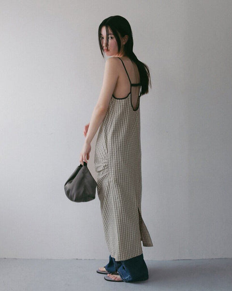 【5月上旬入荷次第お届けのご予約】anuke（アンヌーク） Suckercheck Cami Onepiece 62710303.
