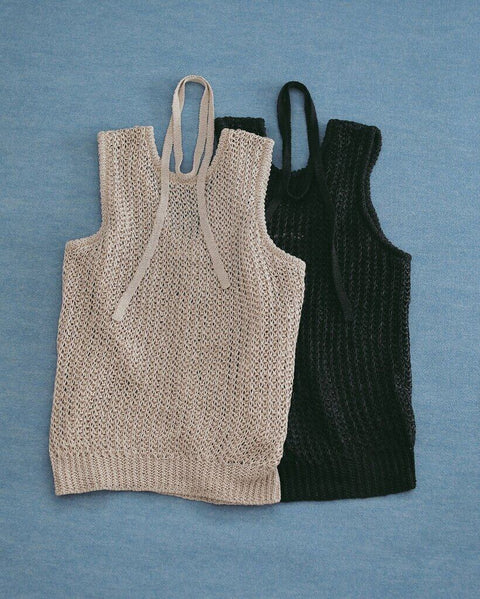 【4月下旬入荷次第お届けのご予約】anuke（アンヌーク） Paperyarn Knit Vest 62710510.