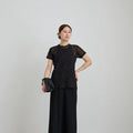 【4月中旬入荷次第お届けのご予約】anuke（アンヌーク） Sheer Tulle T-shirts 62710625.
