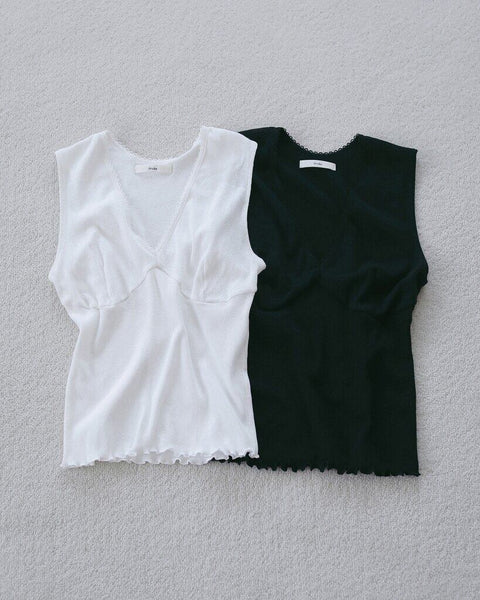 【4月中旬入荷次第お届けのご予約】anuke（アンヌーク） Vintage Patternmesh Tanktop 62710614.