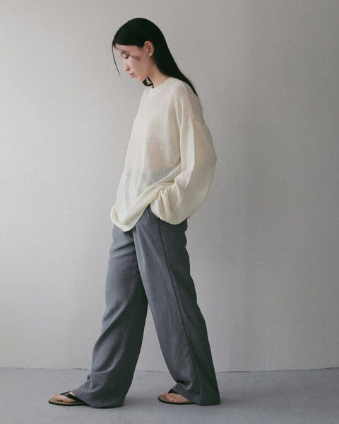 【3月中旬入荷次第お届けのご予約】anuke（アンヌーク） Cottonlinen Loose Knit 62710513.