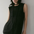 【4月下旬入荷次第お届けのご予約】anuke（アンヌーク） Paperyarn Knit Vest 62710510.