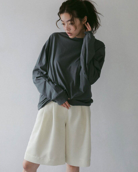 【3月中旬入荷次第お届けのご予約】anuke（アンヌーク） Tuck Half Pants 62710713.