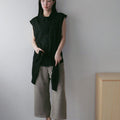 【4月下旬入荷次第お届けのご予約】anuke（アンヌーク） Woolchambray Sleeveless Shirts 62710405.