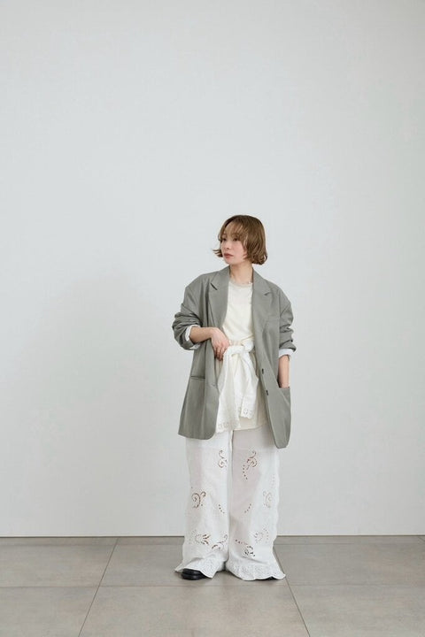 【3月下旬入荷次第お届けのご予約】anuke（アンヌーク） Cutwork Lace Pants 62710707.