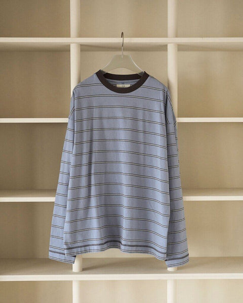 【3月中旬入荷次第お届けのご予約】anuke（アンヌーク） Border Loose Long T-shirts 62620620.
