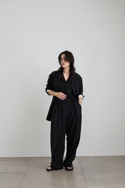 【2月中旬入荷次第お届けのご予約】anuke（アンヌーク） Twill Tuck Widepants 62710712.