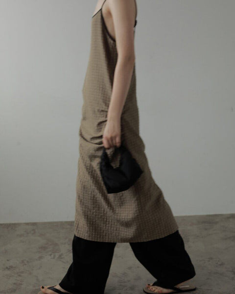 【5月上旬入荷次第お届けのご予約】anuke（アンヌーク） Suckercheck Cami Onepiece 62710303.