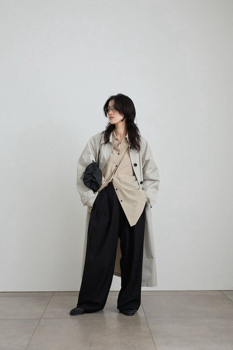 【2月上旬入荷次第お届けのご予約】anuke（アンヌーク） Soutiencollar Twill Coat 62710001.