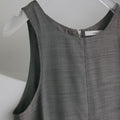【4月下旬入荷次第お届けのご予約】anuke（アンヌーク） Woolchambray Sleeveless Onepiece 62710301.