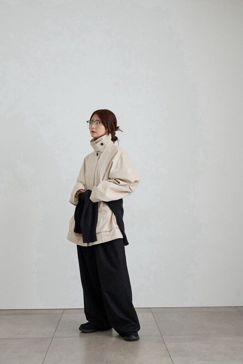 【2月中旬入荷次第お届けのご予約】anuke（アンヌーク） Over Half Coat 62710002.