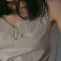 【3月上旬入荷次第お届けのご予約】anuke（アンヌーク） Twill Lace Camisole 62710404.
