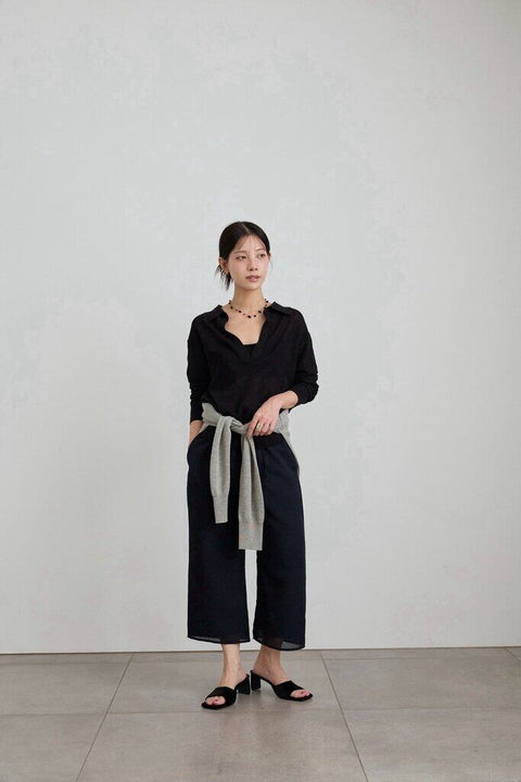 【3月中旬入荷次第お届けのご予約】anuke（アンヌーク） Tweed Mesh Capripants 62710721.