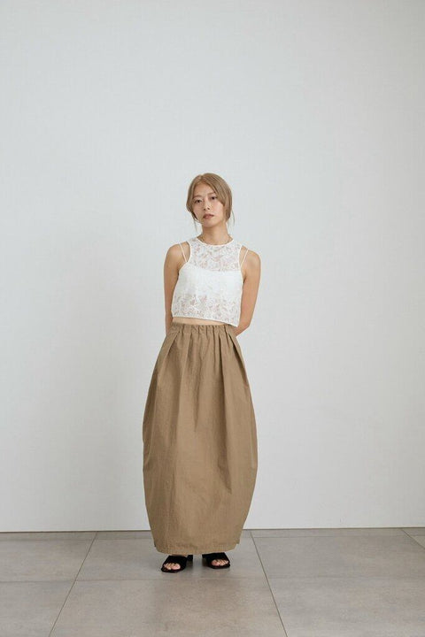 【5月上旬入荷次第お届けのご予約】anuke（アンヌーク） Lace Sleeveless Tops 62710417.