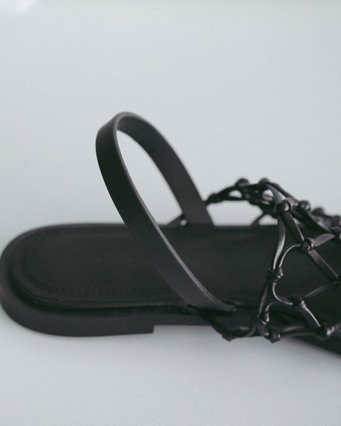【4月上旬入荷次第お届けのご予約】anuke（アンヌーク） Braid Flat Shoes 62711012.