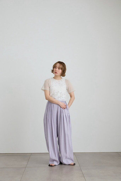 【5月上旬入荷次第お届けのご予約】anuke（アンヌーク） Lace Sleeveless Tops 62710417.