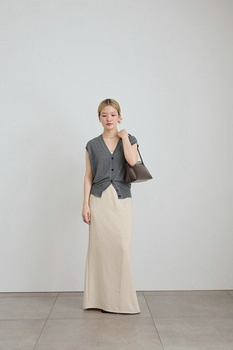 【2月上旬入荷次第お届けのご予約】anuke（アンヌーク） Georgette Pencil Skirt 62710803.