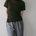【4月中旬入荷次第お届けのご予約】anuke（アンヌーク） Sheer Tulle T-shirts 62710625.