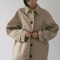 【2月上旬入荷次第お届けのご予約】anuke（アンヌーク） Soutiencollar Twill Coat 62710001.