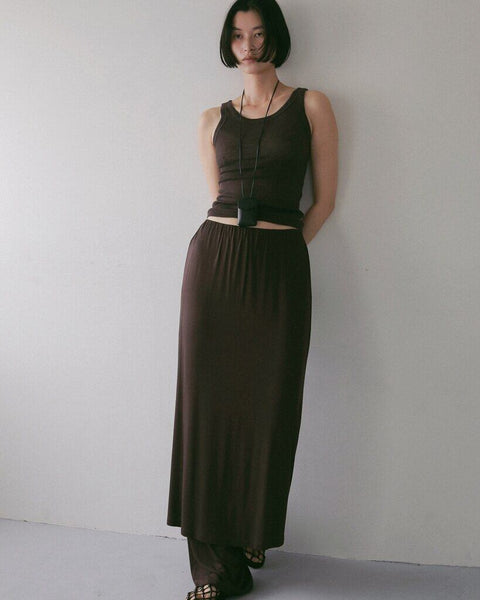 【4月中旬入荷次第お届けのご予約】anuke（アンヌーク） Wool Rib Tanktop 62710620.