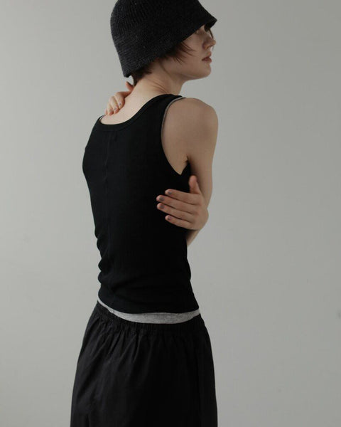【4月中旬入荷次第お届けのご予約】anuke（アンヌーク） Wool Rib Tanktop 62710620.