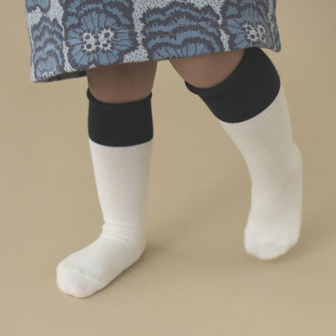 mina perhonen 24AW duo baby and kids knee-high socks ACA7238P