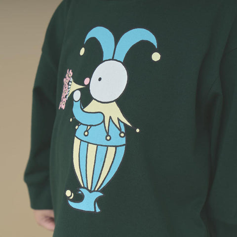 ・mina perhonen 24AW tuike -green- pullover ACA8429P, ACA8430P