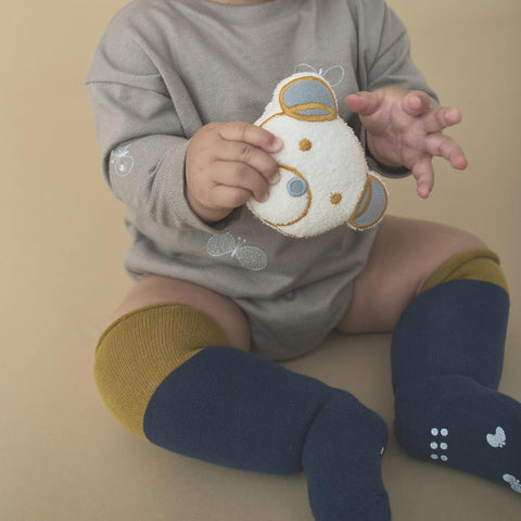 mina perhonen 24AW duo baby and kids knee-high socks ACA7238P