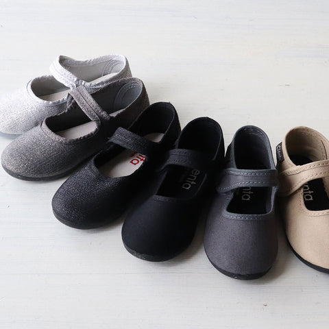 Cienta Kids Velcro Shoes (Ballet Shoes) 500A-000 