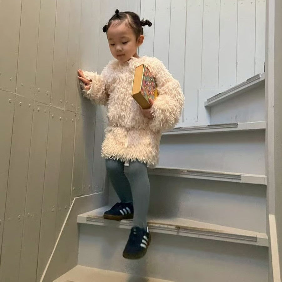 drop2】&pal（アンドパル）2025AW fluffy feather cardigan