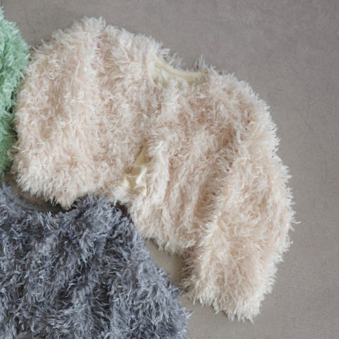 [Pre-order for delivery in October] &amp;pal 2024AW butterfly cardigan, beige