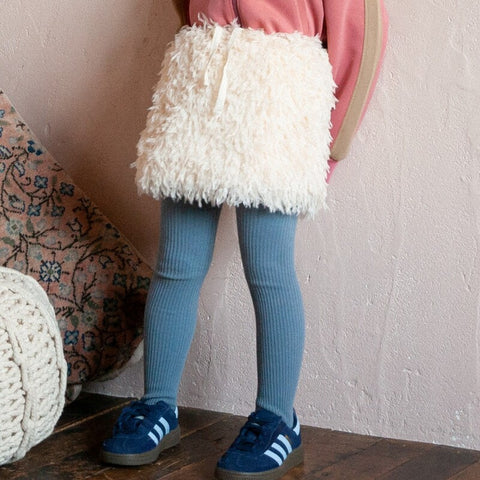 【drop2】&pal（アンドパル）2025AW  fluffy feather skirt  ivory　ファースカート アイボリー