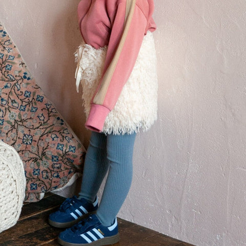 【drop2】&pal（アンドパル）2025AW  fluffy feather skirt  ivory　ファースカート アイボリー