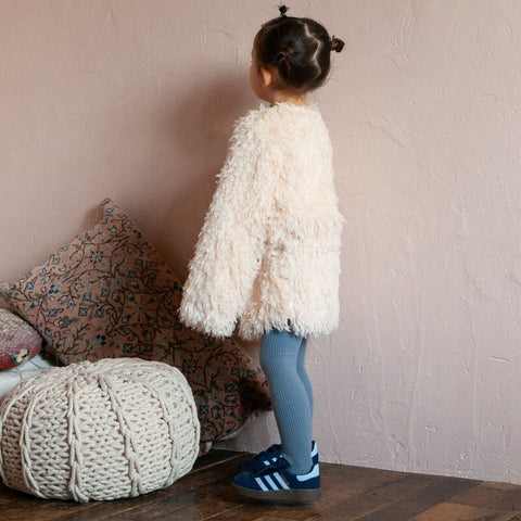 【drop2】&pal（アンドパル）2025AW  fluffy feather skirt  ivory　ファースカート アイボリー