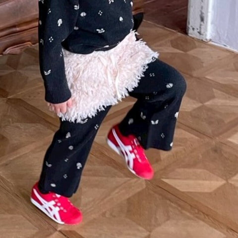 【drop2】&pal（アンドパル）2025AW  fluffy feather skirt  ivory　ファースカート アイボリー