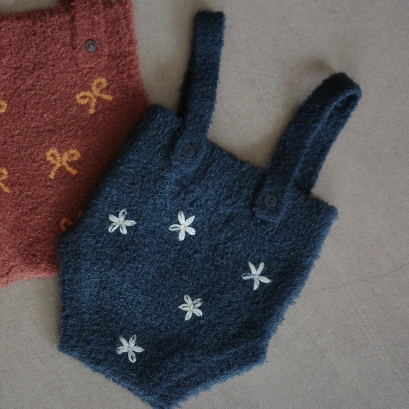 drop2】&pal（アンドパル）2025AW motif bouclé baby rompers