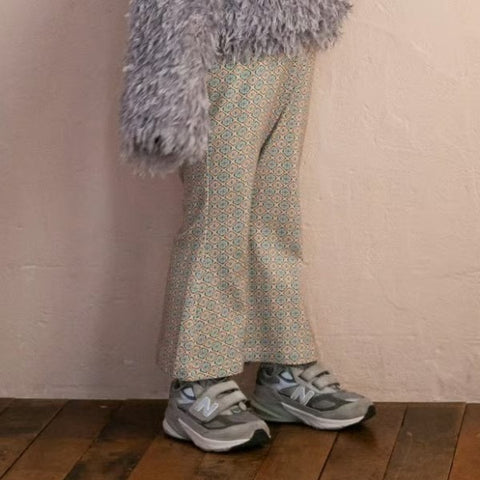 [Reservations for delivery in October] &amp;pal 2024AW moon pattern salo pett Moon flare overalls navy