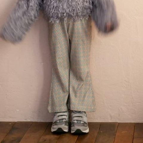 [Reservations for delivery in October] &amp;pal 2024AW moon pattern salo pett Moon flare overalls navy