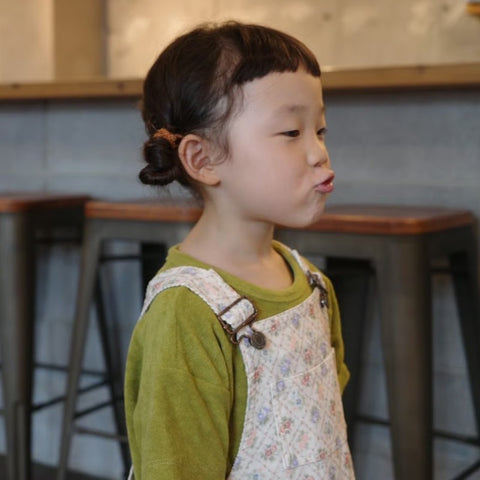 &pal（アンドパル）2025AW　floral pattern code overalls salopett　ivory　花柄サロペット　アイボリー