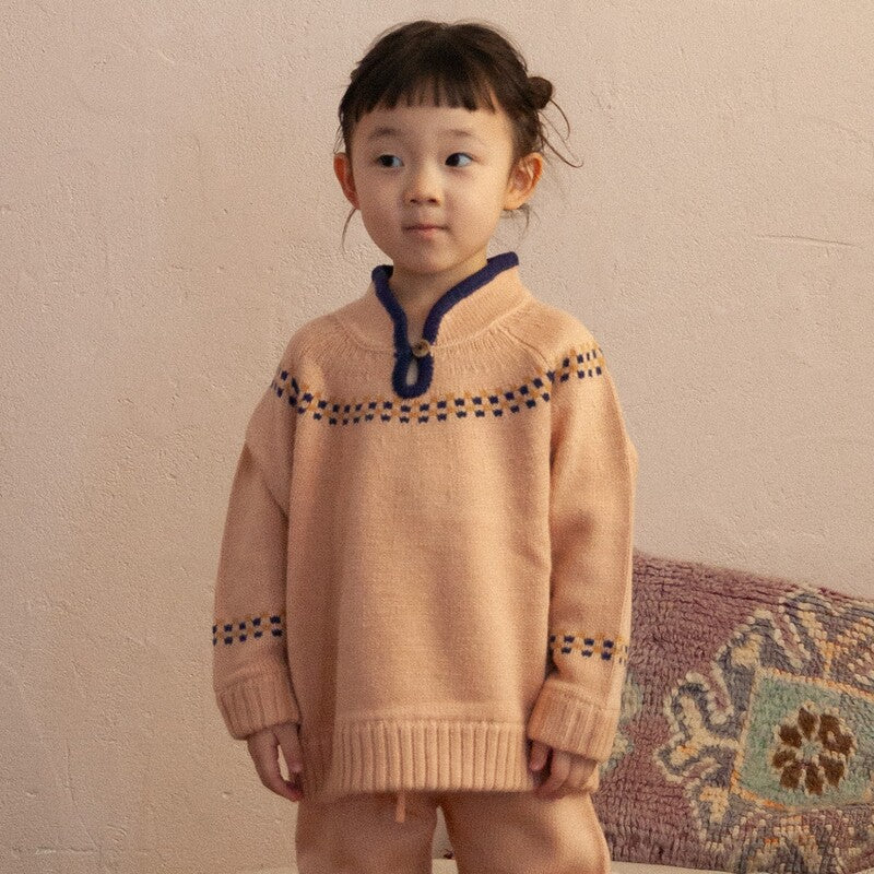 The Campamento（カンパメント） 2025AW KIDS COLOR BLOCK POLAR