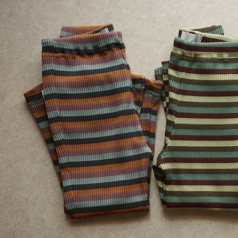 &amp;pal 2024AW border flare pants, khaki