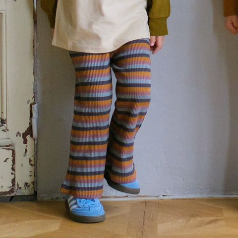 &amp;pal 2024AW border flare pants, khaki