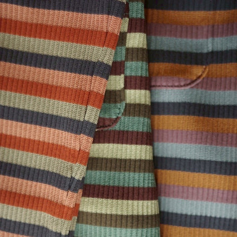 &amp;pal 2024AW border flare pants, khaki