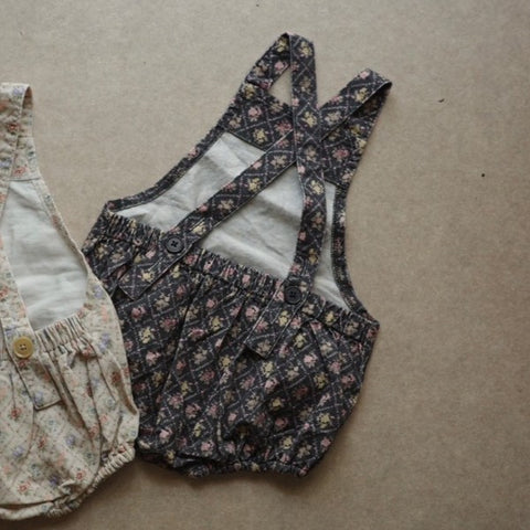 [Reservations for delivery in October] &amp;pal 2024AW moon pattern salo pett Moon Bloomer Salopette Navy