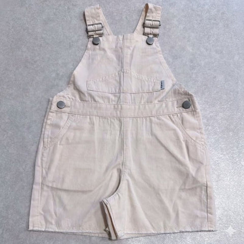 【drop3】&pal（アンドパル）2026SS　ennui color short salopette  cream　ショートサロペット　クリーム