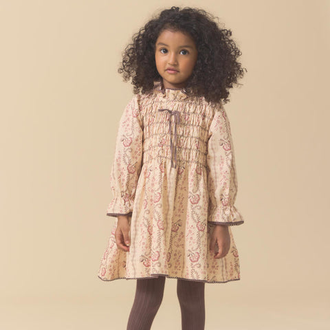 Lali Kids（ラリキッズ）2025AW Parvati Dress in Fall Vine Print キッズワンピース